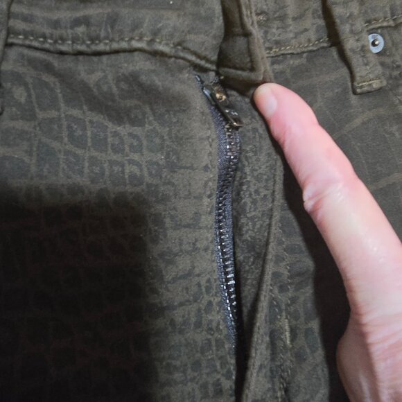 Women's Joe's Jeans Faux Crocodile Slim Fit SZ 28 - Midrise Legging Fit - Picture 10 of 10